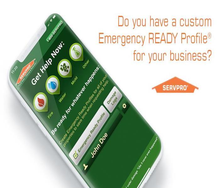 Smart phone with Emergency Ready Profile loaded. 